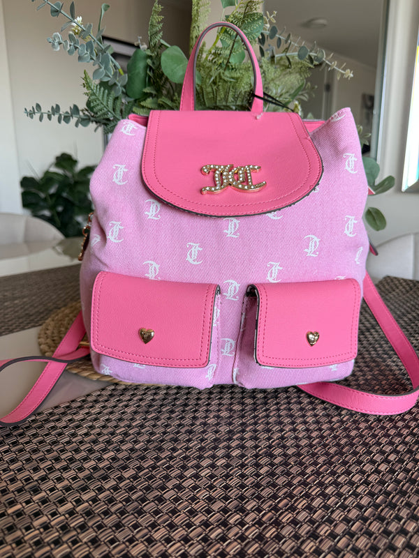 Mochila Pack It Up Pink & White